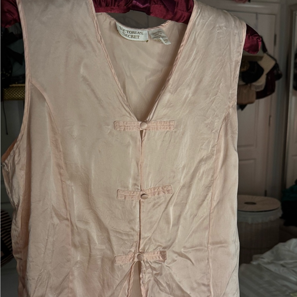 Victoria's Secret Silk Top in Soft Pink